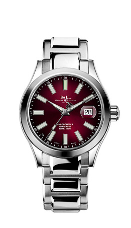 Швейцарские мужские часы с автоподзаводом BALL Marvelight Chronometer NM9026C-S6CJ-RD