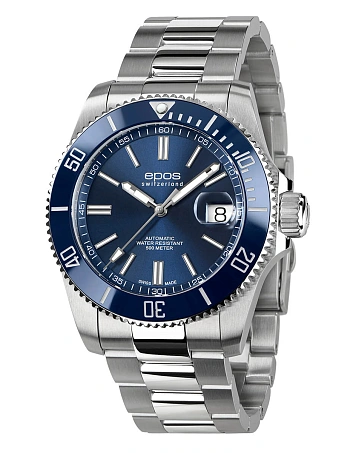 Часы наручные Epos 3504 Diver 3504.131.96.16.30 3504.131.96.16.30