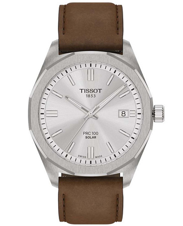 Швейцарские мужские часы TISSOT Prc100 Solar Quartz T151.422.16.031.00