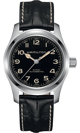 Швейцарские мужские наручные часы с автоподзаводом Hamilton Khaki Field Murph Auto 42mm Bracelet Bundle  H70605732