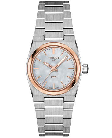 Швейцарские женские наручные часы TISSOT PRX 25mm T137.010.21.111.00