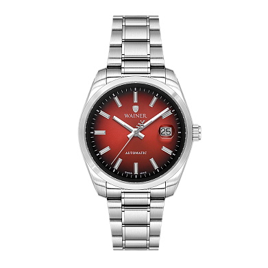 Швейцарские мужские часы WAINER Reborn 39 mm WA.25600-B