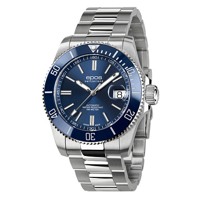 Часы наручные Epos 3504 Diver 3504.131.96.16.30 3504.131.96.16.30