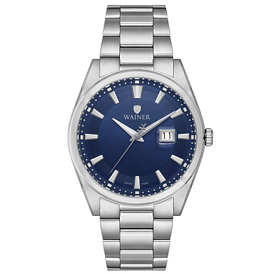 Швейцарские мужские часы WAINER Classic 41 mm WA.17200-D