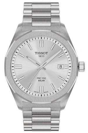 Швейцарские мужские часы TISSOT Prc100 Solar Quartz T151.422.11.031.00