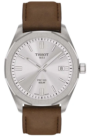 Швейцарские мужские часы TISSOT Prc100 Solar Quartz T151.422.16.031.00