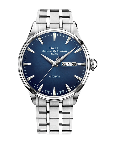 Швейцарские мужские часы с автоподзаводом BALL Trainmaster Eternity NM2080D-S1J-BE