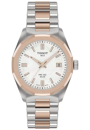 Швейцарские женские  часы TISSOT Prc100 Solar Quartz T151.822.22.111.00