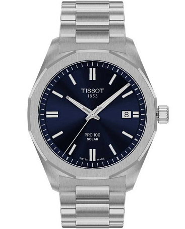 Швейцарские мужские часы TISSOT PRC100 Solar Quartz T151.422.11.041.00