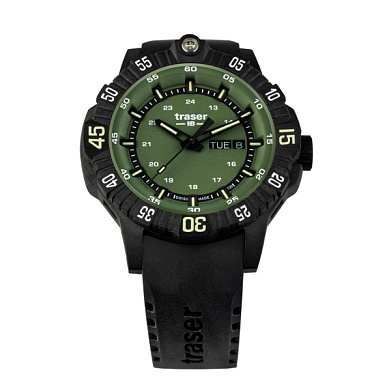 Швейцарские мужские тактические часы TRASER P99 Q Tactical Green 110727