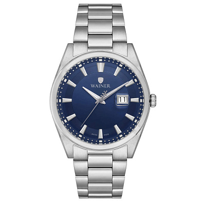 Швейцарские мужские часы WAINER Classic 41 mm WA.17200-D