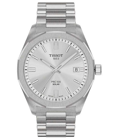 Швейцарские мужские часы TISSOT Prc100 Solar Quartz T151.422.11.031.00